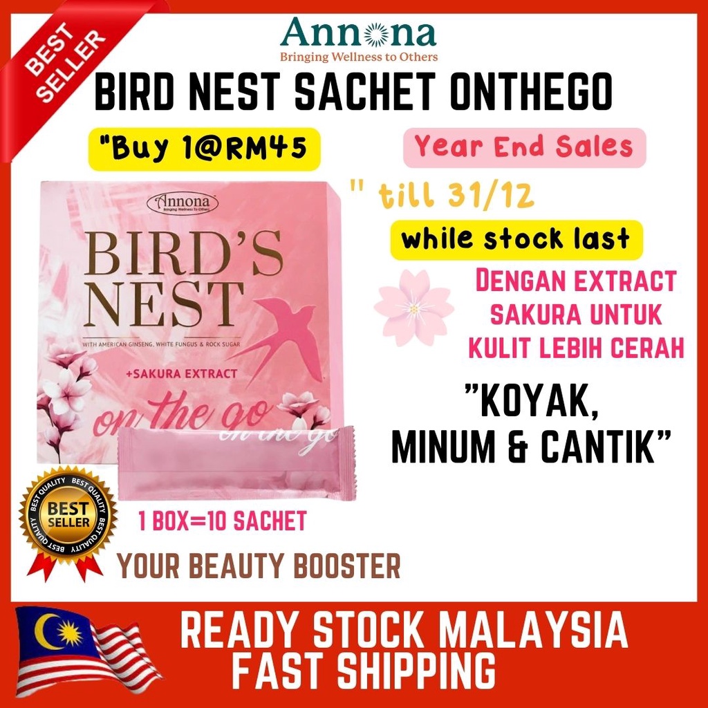 Annona Birds nest On The Go ABN OTG Freckles Acne Scar Dull Skin