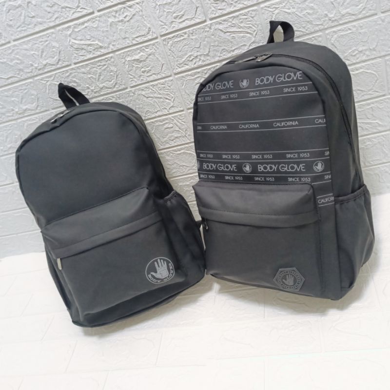 Ready stock canvas Backpack school bag travel outdoor sports Backpack Grey A Backpack PGMall