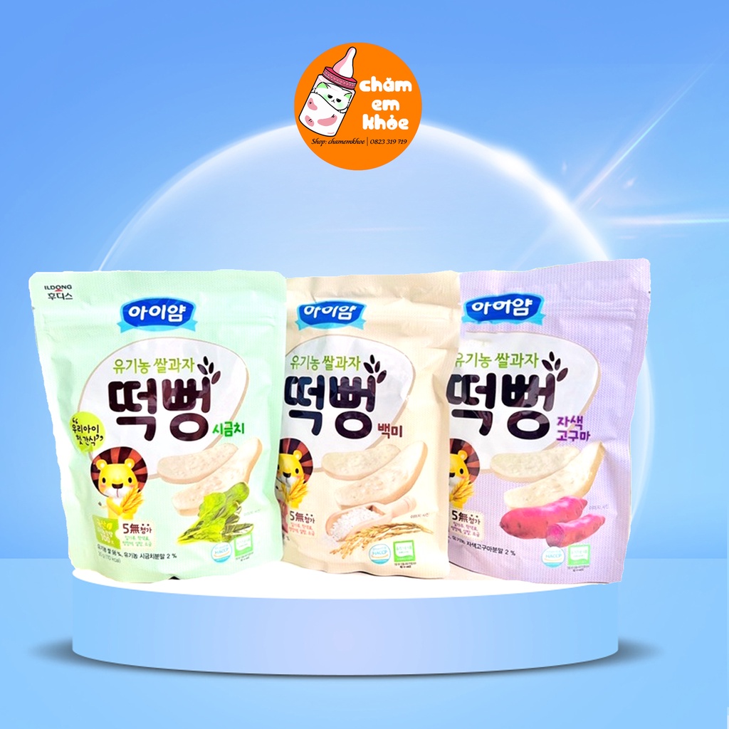 Korean ILDONG Organic Weaning Rice Cake For Baby 6m + Enough Flavor