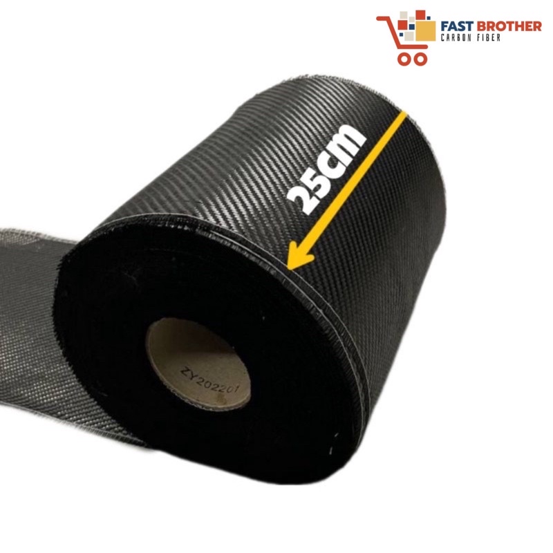 Twill Carbon Fiber 25cm Lebar (200gsm) | Shopee Malaysia