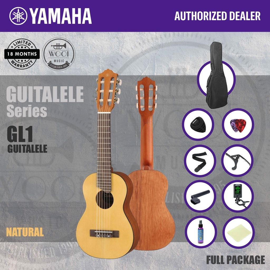Yamaha GL1 NAT Guitalele Ukulele-style Nylon String Guitar - Natural ...