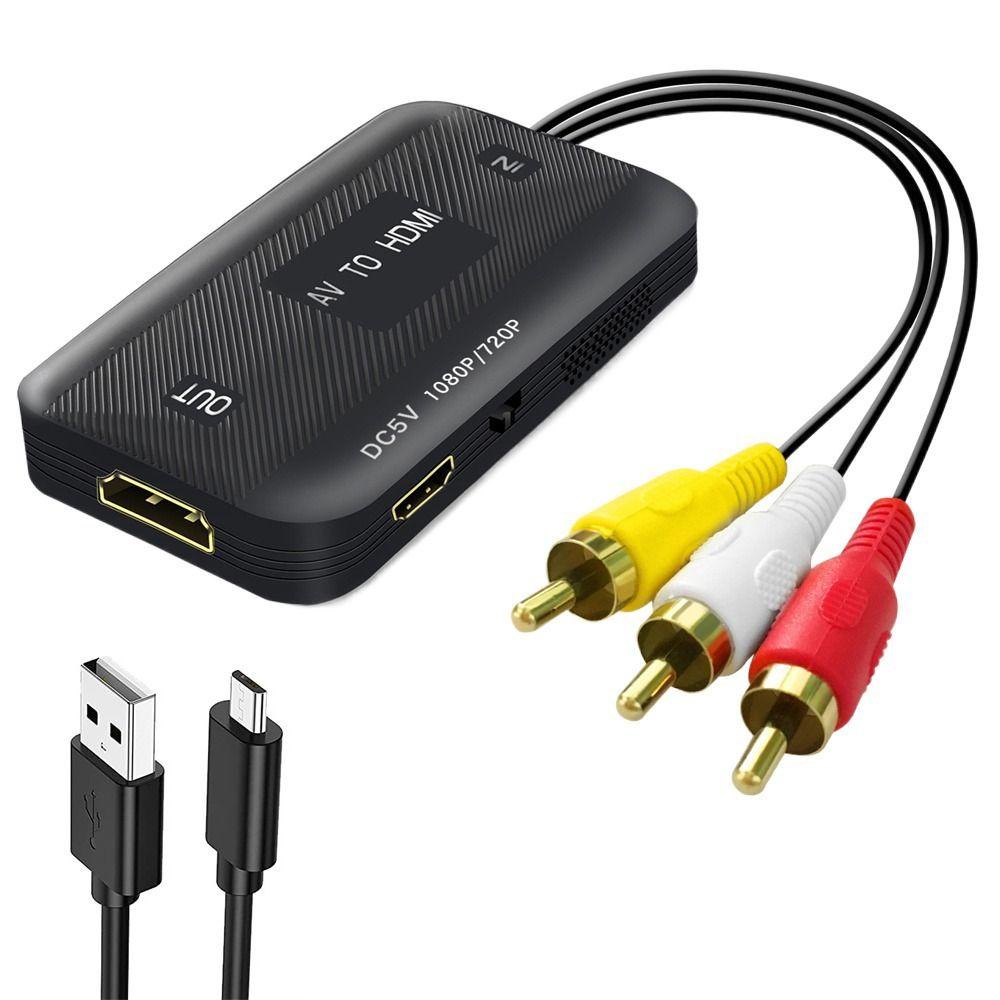 Converter Adaptador Rca Hembra A Hdmi AV TO HDMI CONVERTER RCA TO HDMI