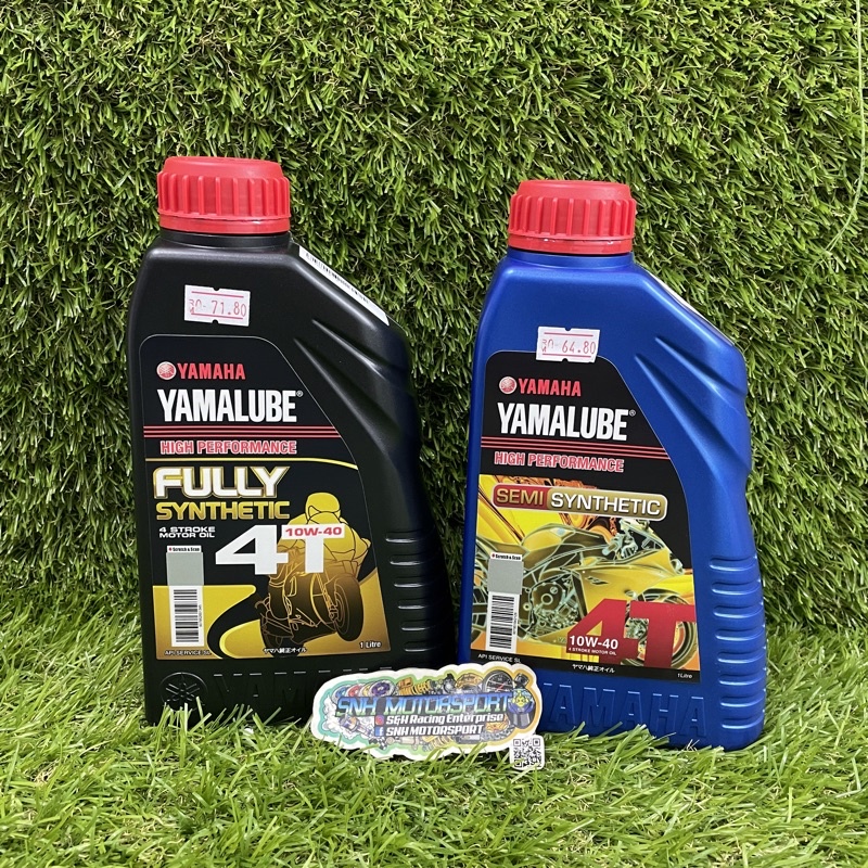 YAMAHA ENGINE OIL 4T 10W40 FULL SYNTHETIC / SEMI SYNTHETIC Shopee