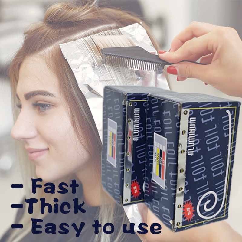 Aluminum Foil For Hair Perm Tint Hair Styling Coloring / Dye Highlight