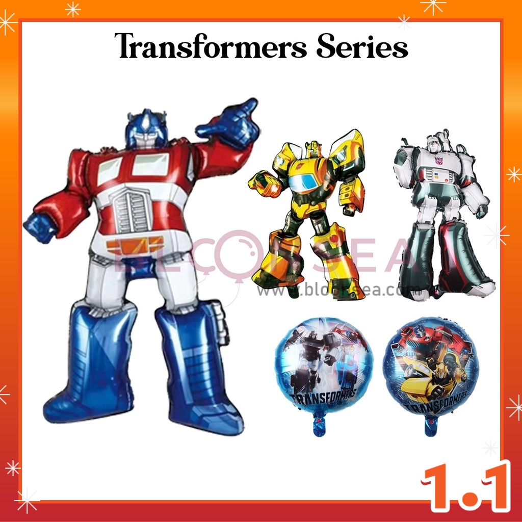 Transformers Foil Balloon Set Theme Arch Garland Optimus Prime