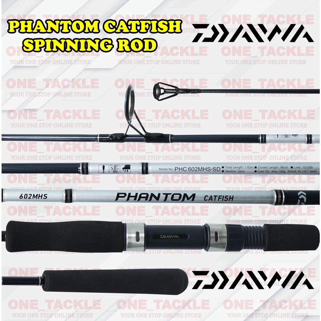 2019 DAIWA fishing rod PHANTOM CATFISH SPINNING 2 PCS ROD