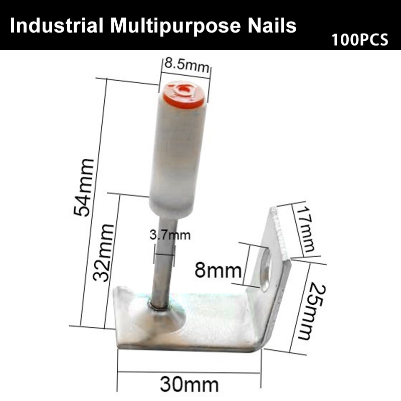 KEELAT Manual Steel Nails Gun Ceiling Artifact Tufting Gun Rivet Tool Concrete Wall Fastening
