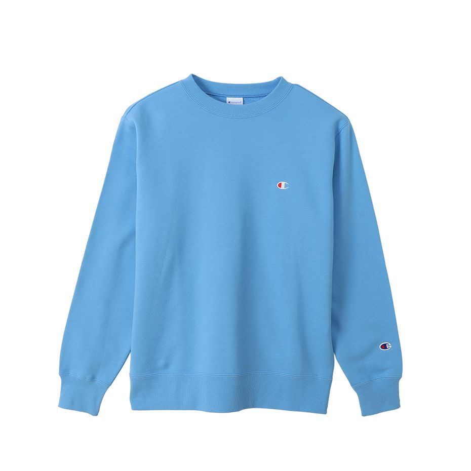 Champion blue crew neck 2024 sweatshirt