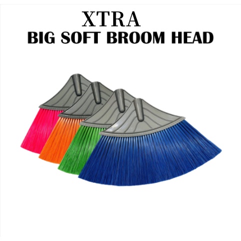 Nylon Soft Normal Floor Broom/ Penyapu Lantai Lembut /Big Soft Flagging ...