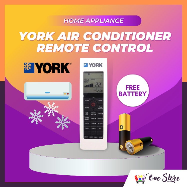 NEW MODEL YORK AIR CONDITIONER REMOTE CONTROl Shopee Malaysia