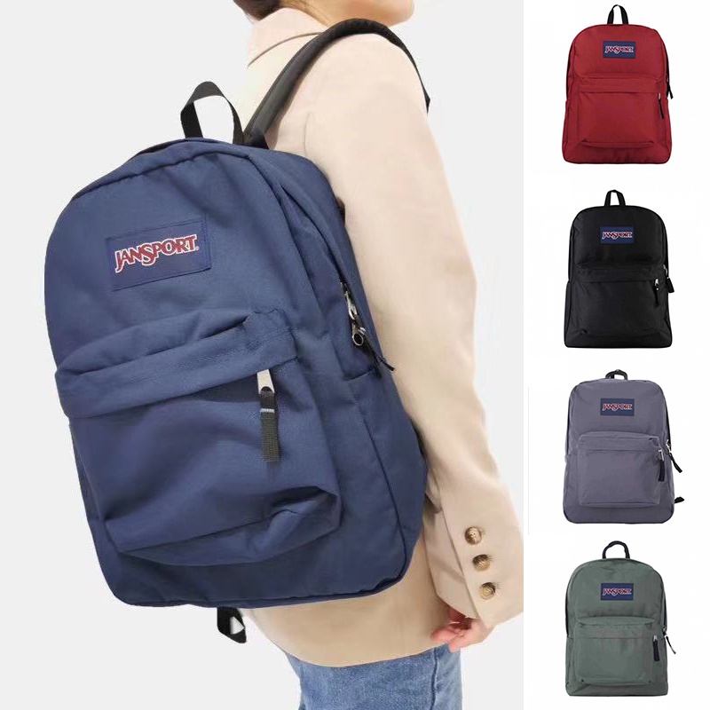 JanSport Superbreak Classic Backpack for Women Men Zipper Backpack for School for Women Men