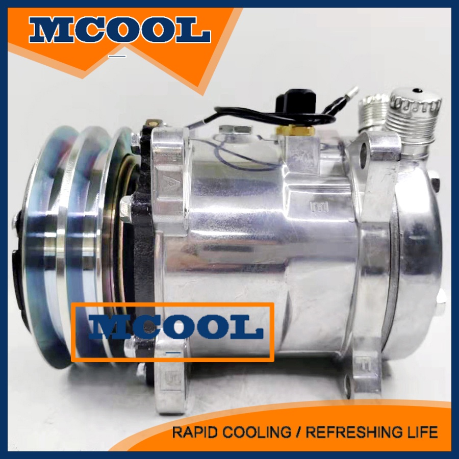 New AC Compressor Sanden sd507 5H11 507 Compressor 12V 24V 2 Groove V ...