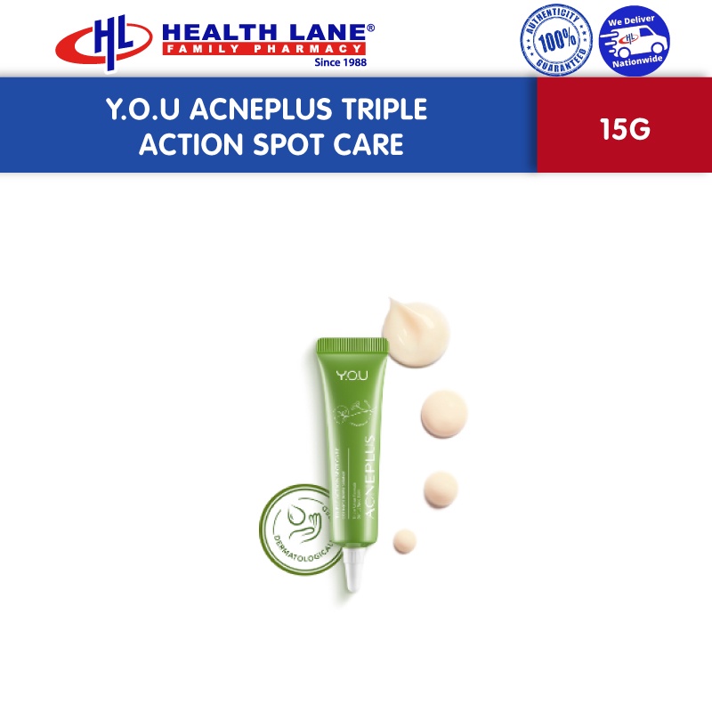 Y.O.U Acneplus Triple Action Spot Care (15g) | Shopee Malaysia