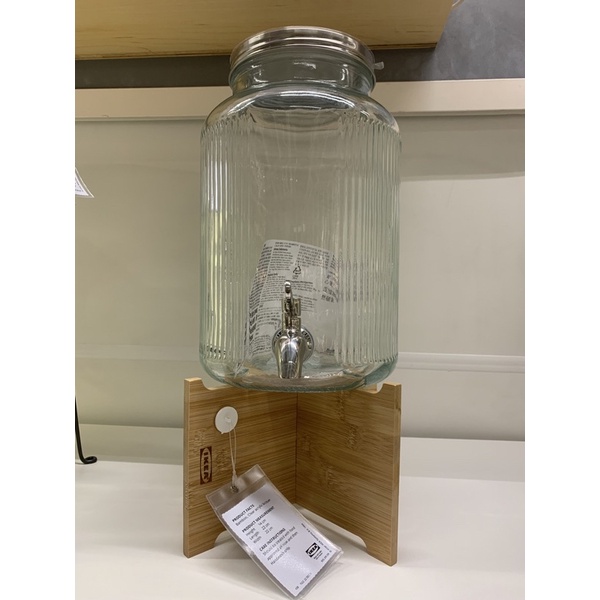 Ikea Vardagen Nordic Dispenser Glass Jar With Stand Balang Air Jug Air 5l Water Jar Water 5158