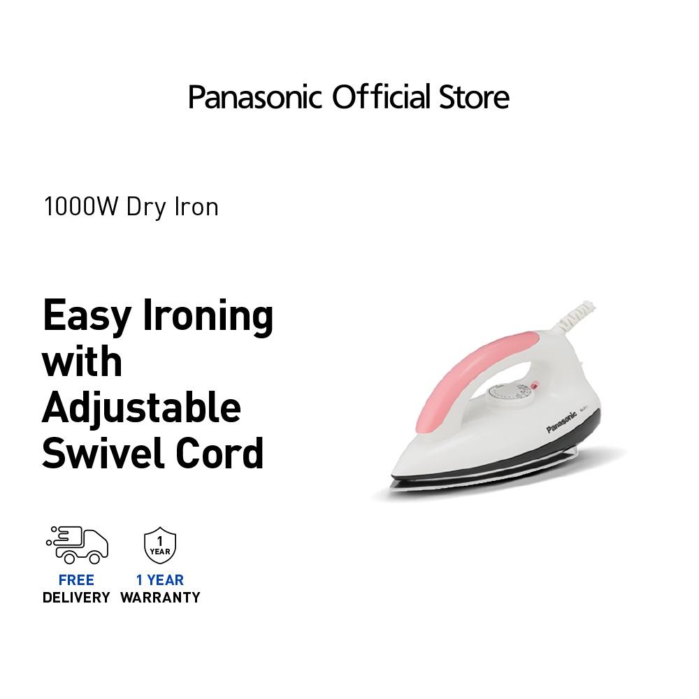 Panasonic NI-317W Polished Iron Lightweight Thermal Cut Off Adjustable ...