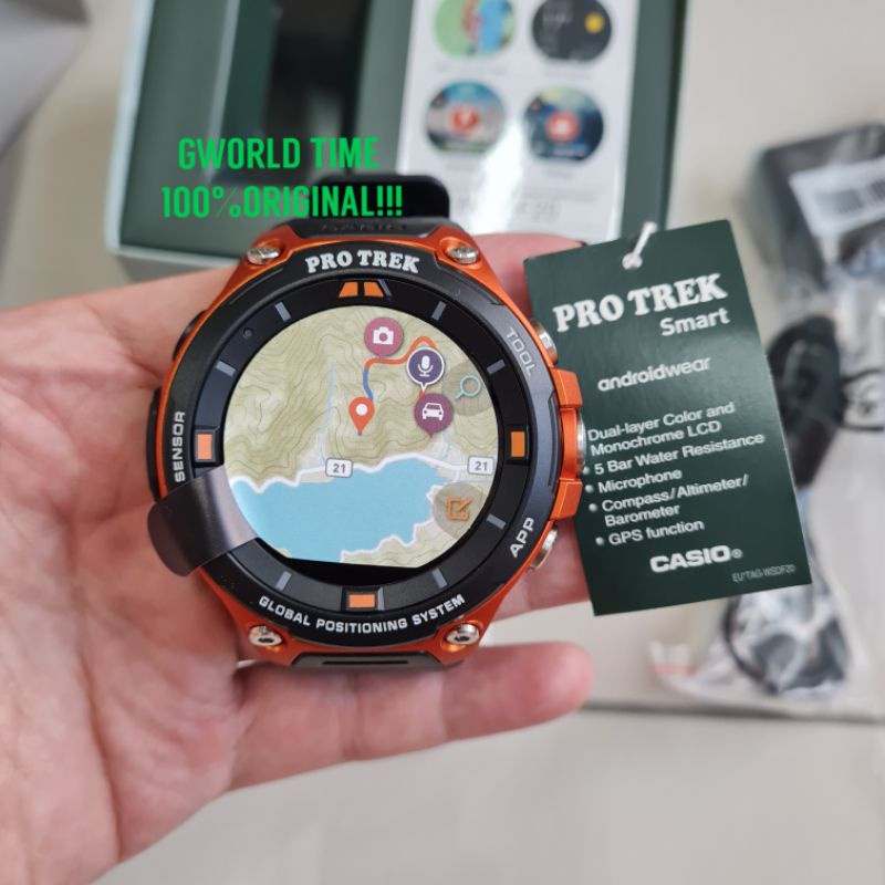 Casio Pro Trek WSD F20 RG WSD F20 Smart Outdoor Watch with GPS Shopee Malaysia