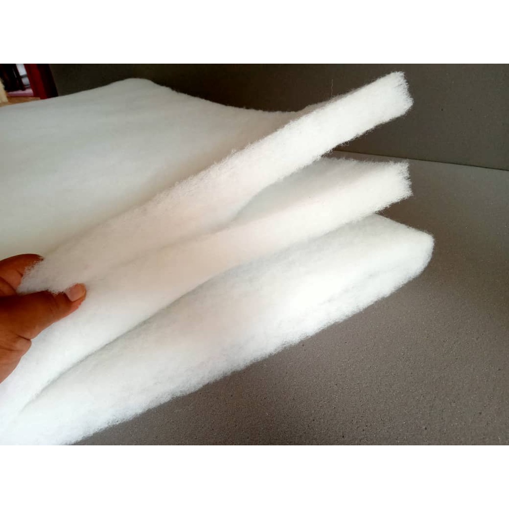 POLYESTER BATTING/ FIBER KEPING BIDANG 80 HARGA PER METER 0.3" 0.5" 1