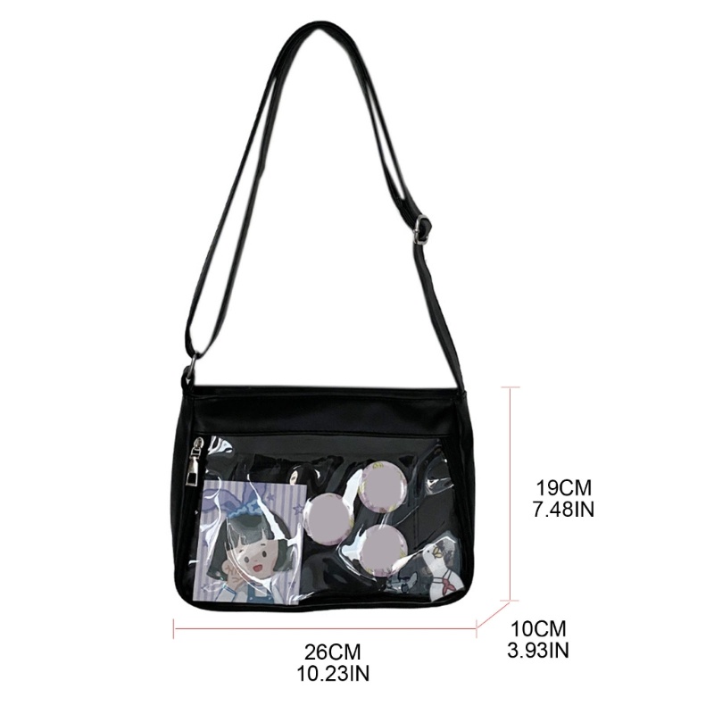 Harajuku High School Transparent Itabag B920BC82BCFD5 buy