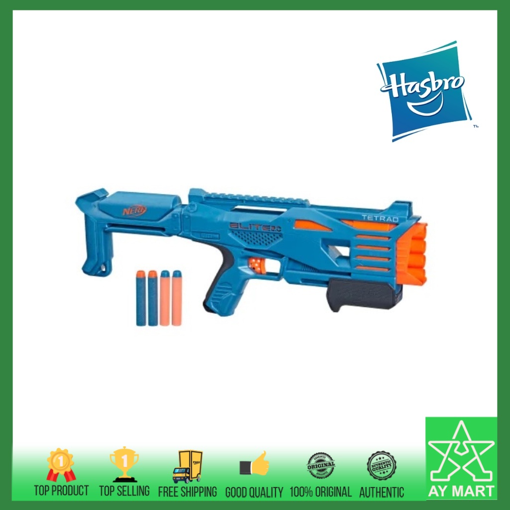 Nerf Elite 2.0 Tetrad QS-4 Dart Blaster 