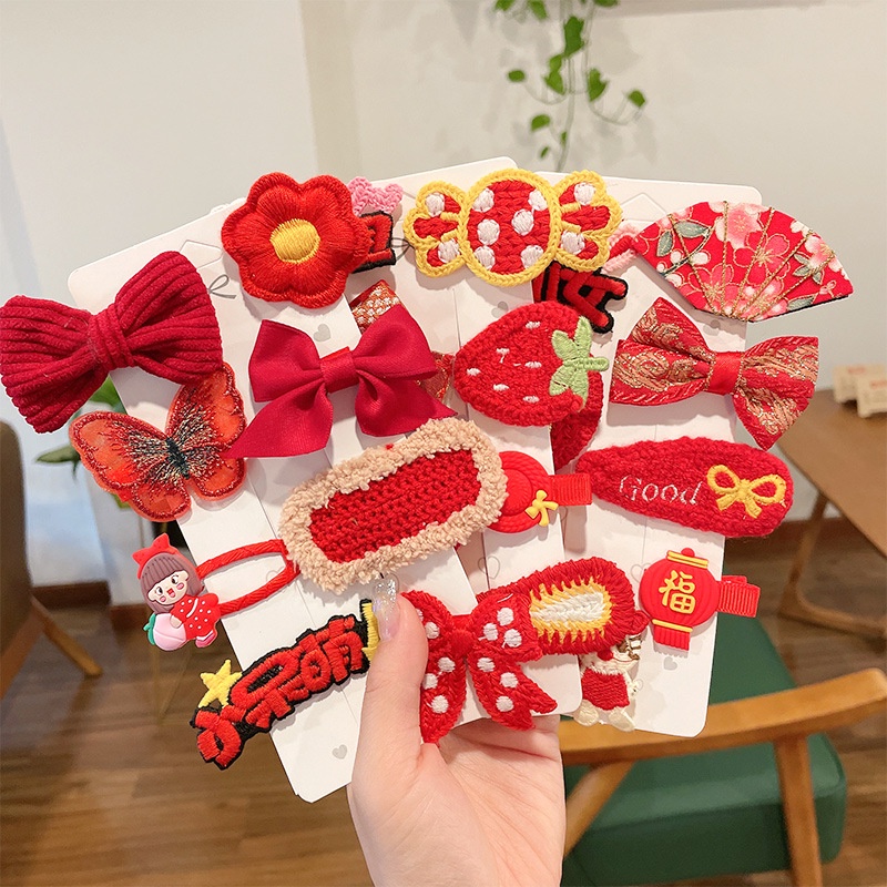 chinese new year hair clip