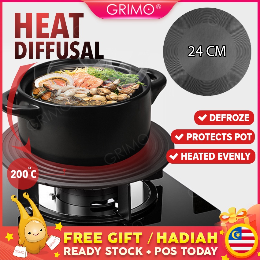 READY STOCK💝GRIMO Merlica Heat Pan Diffuser Plate Aluminium Induction ...