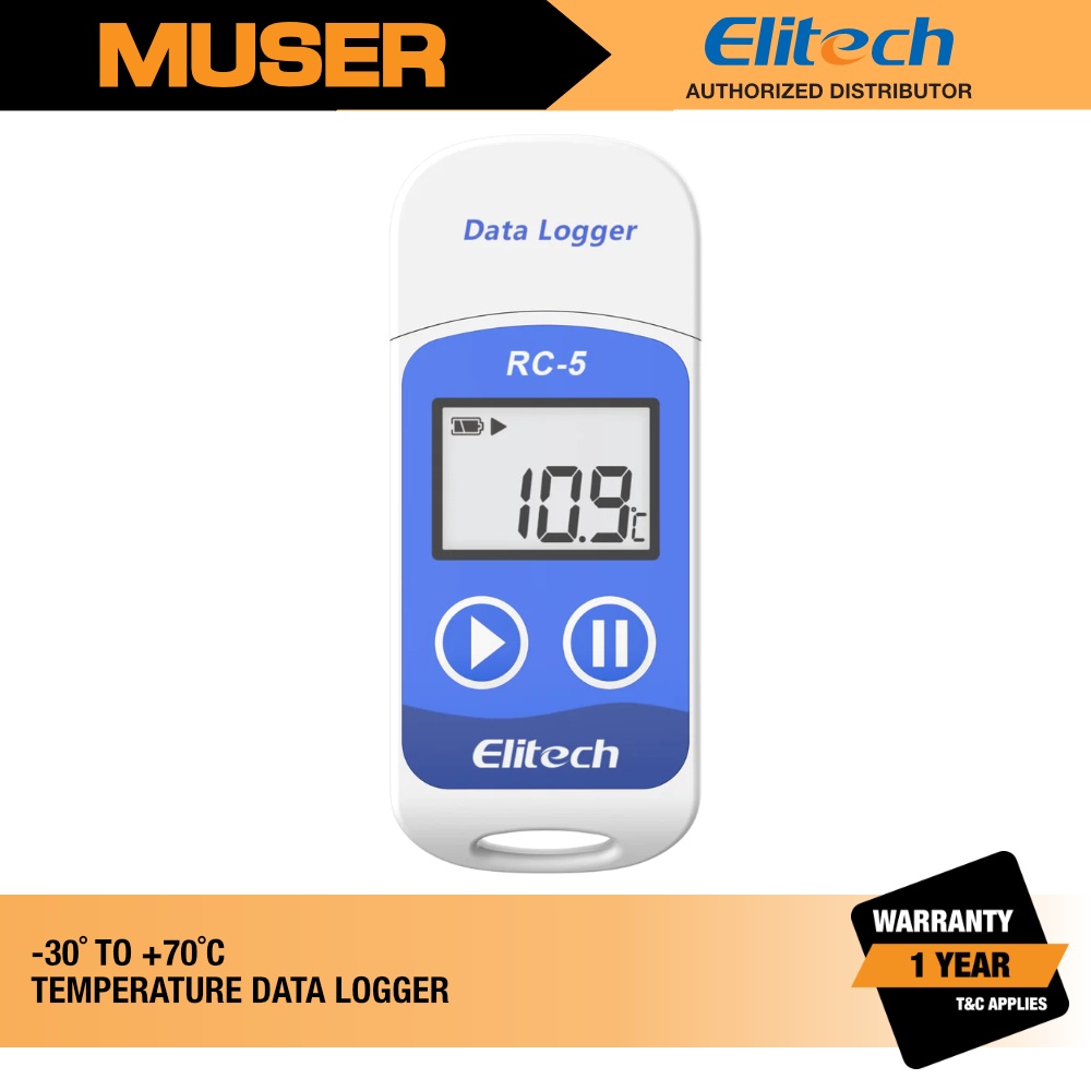 Elitech RC5 USB Temperature Data Logger Shopee Malaysia