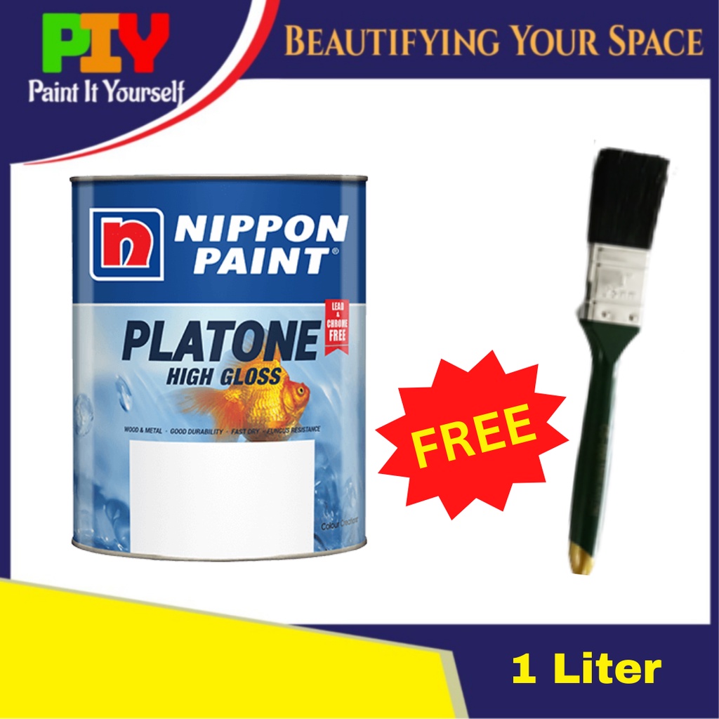 Nippon Paint Platone High Gloss (Page 2) Cat Minyak Besi Kayu (free ...
