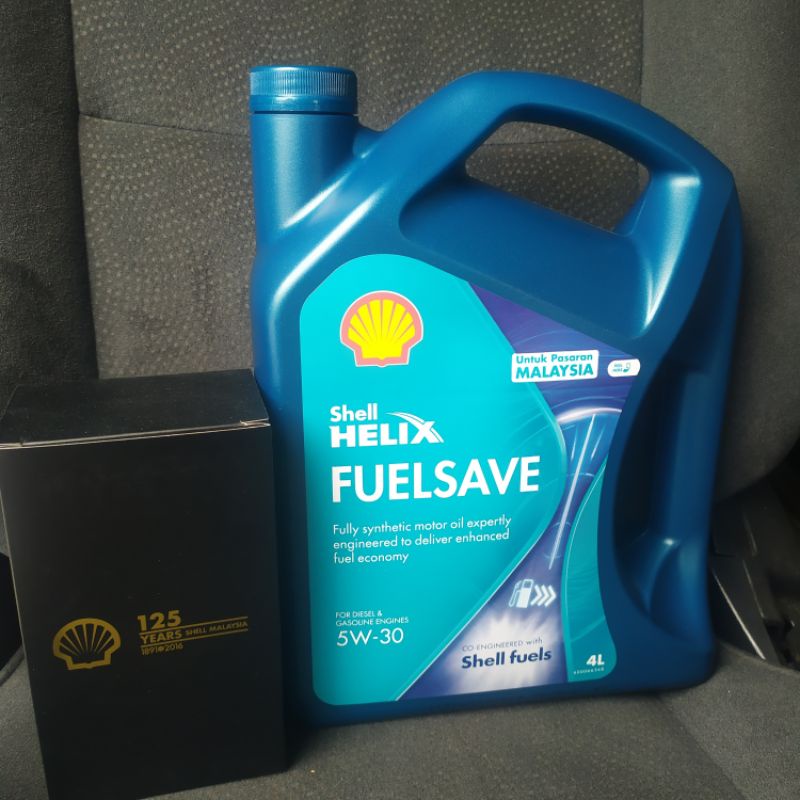 Shell helix fuelsave 5w30 4L Shopee Malaysia