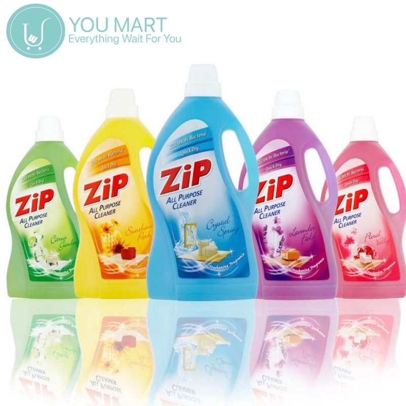 Zip All Purpose Floor Cleaner [1.8 Litre] - Lavender Field / Crystal ...