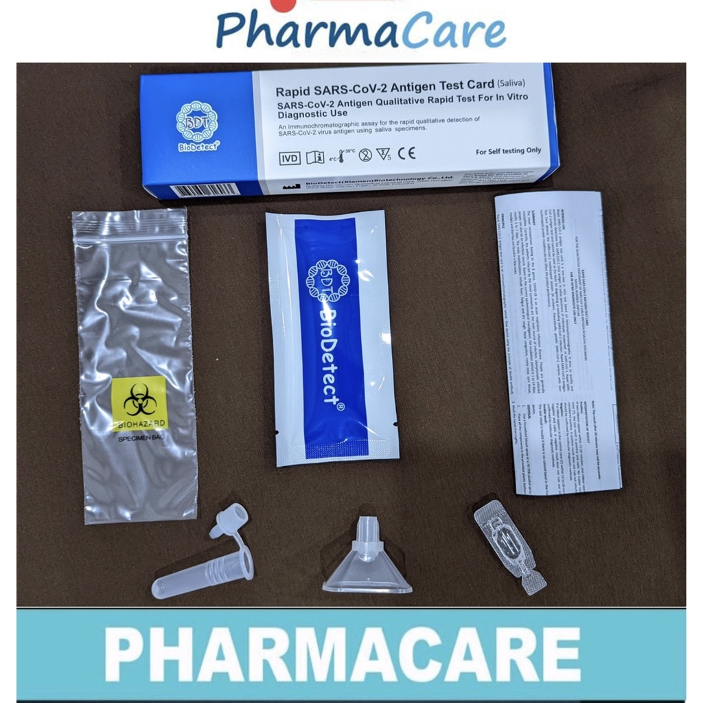 BioDetect Covid19 RTK Antigen (Saliva/Nasal) 2IN1 KKM and MDA ApprovedREADY STOCK Shopee