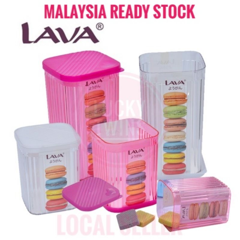 LAVA Bekas Makanan Food Container Bekas Biskut Gula-Gula | Shopee Malaysia