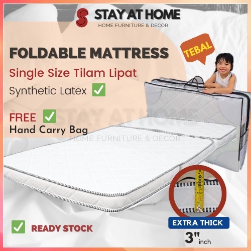 STAY Rainbow Mattress 3 Way Mattress Folding Mattress Foldable Mattress
