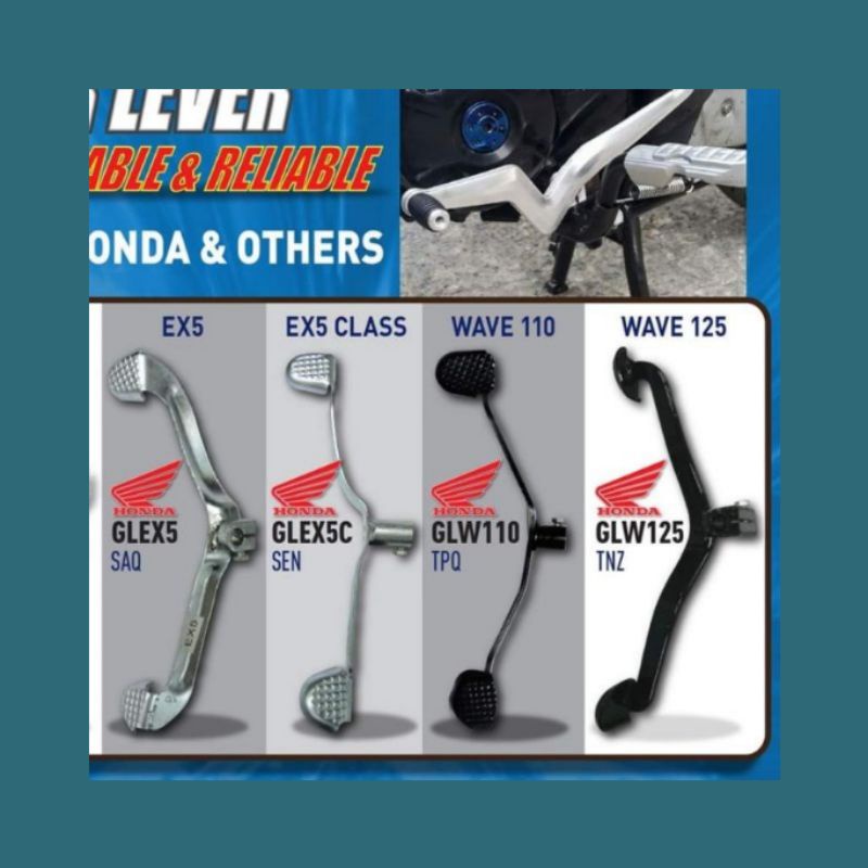 Gear Pedal Gear Lever EX5/EX5 Dream/EX5 Class/WAVE110/WAVE125 Shopee