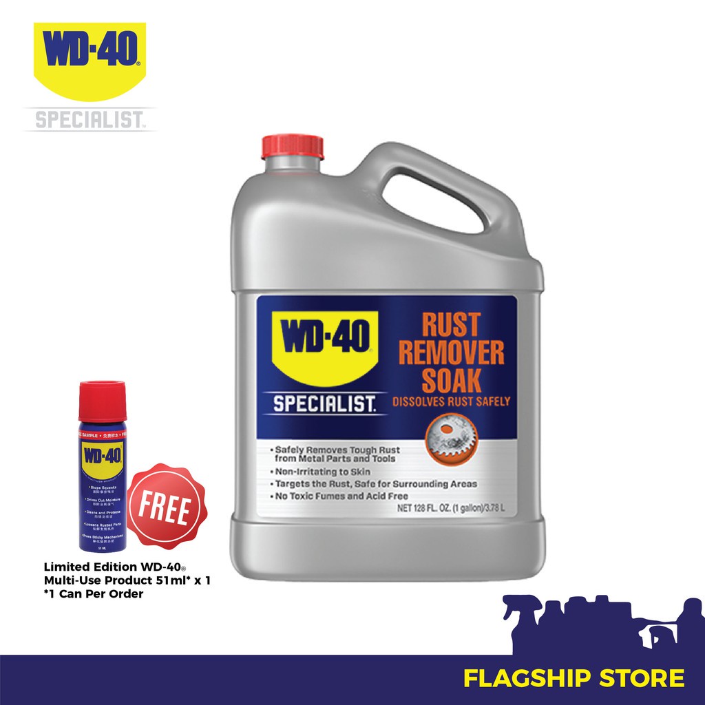 WD-40 Specialist Product Rust Remover Soak 1 Gallon | Shopee Malaysia