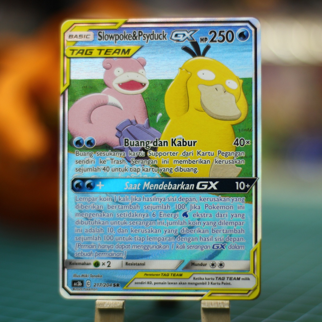 Slowpoke Psyduck Gx Sr Aa Ac B Pokemon Tcg Indonesia Card Shopee Malaysia