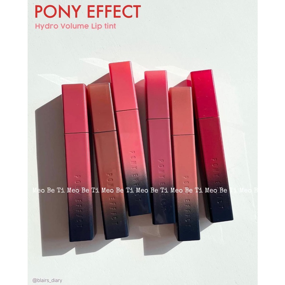 Pony EFFECT Hydro Volume Lip Tint Lip Gloss Date 19 /10 /2023 6 Months Opening Expiry Date