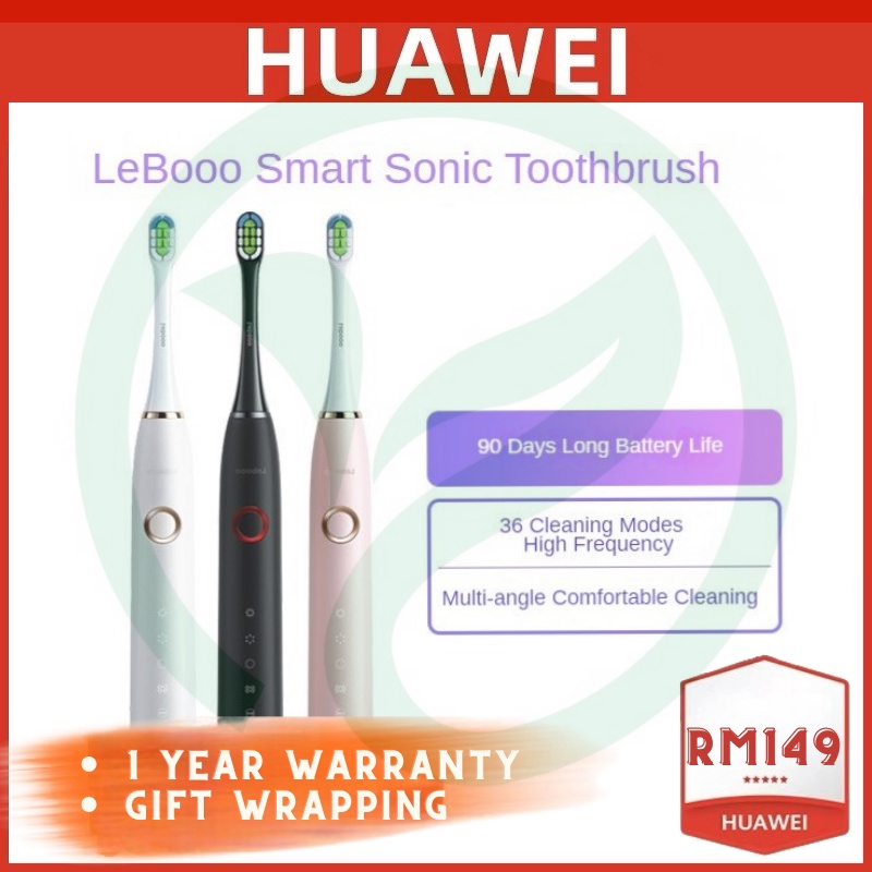 READY STOCK Huawei Lebooo Smart Sonic Toothbrush l Multi Cleaning