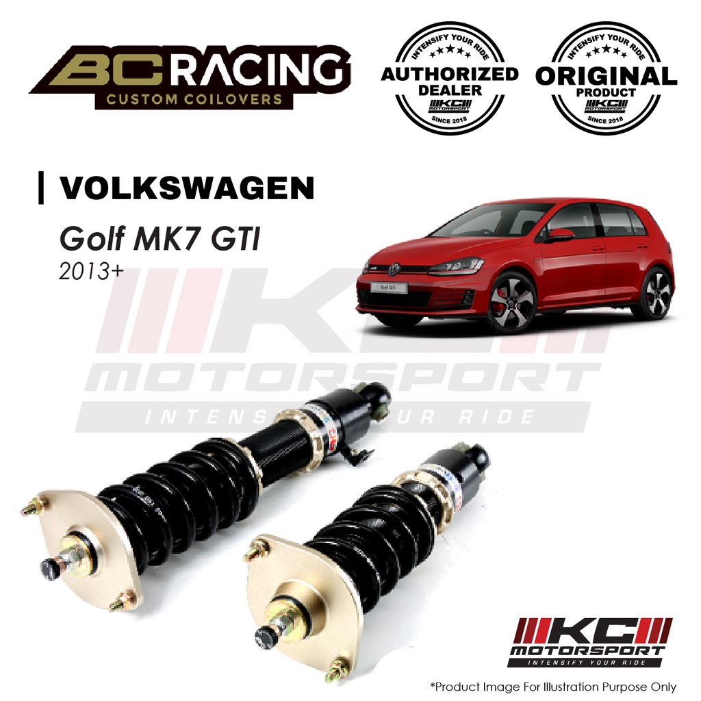 Volkswagen Golf MK7 GTI 2013+ - BC Racing BR RS Fully Adjustable ...