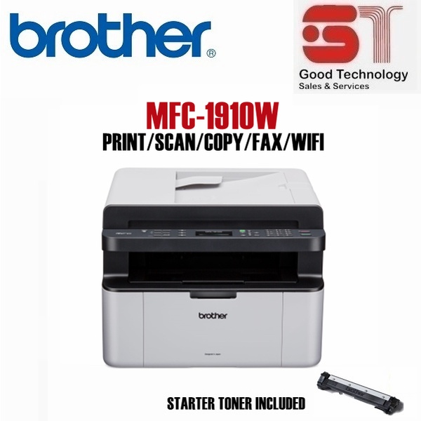 Brother MFC1910W Laser Multi Function Wireless Printer Print/Scan