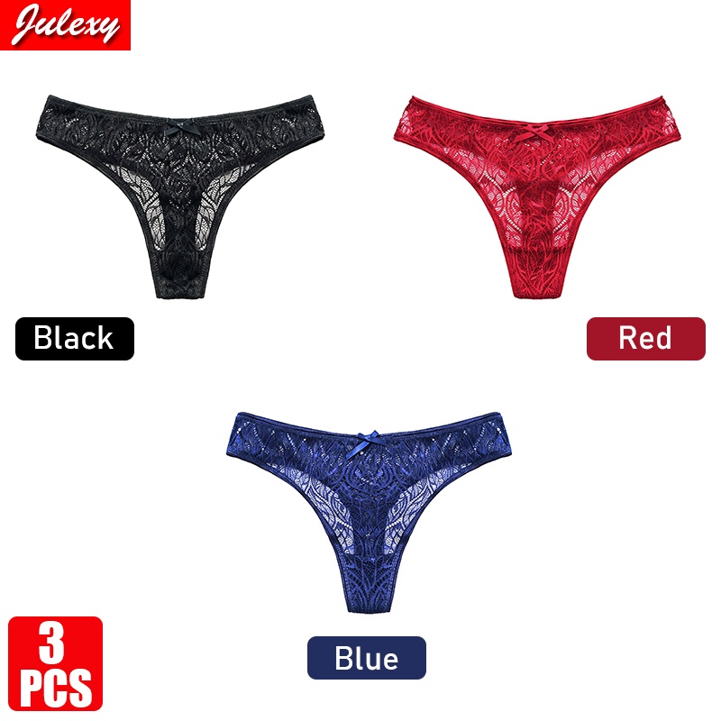 3Pcs/Set Plus Size Sexy Pants Gold Hollow Out Thongs Fat Women