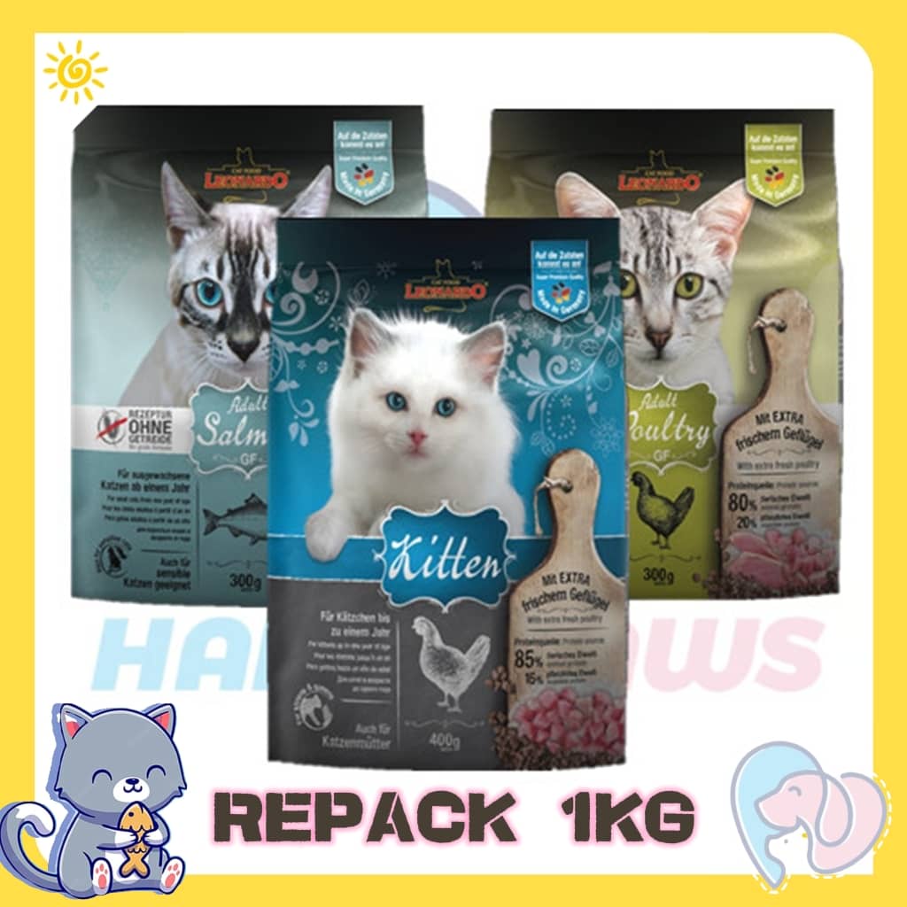 Leonardo Dry Cat Food from Germany Repack 1kg Shopee Malaysia