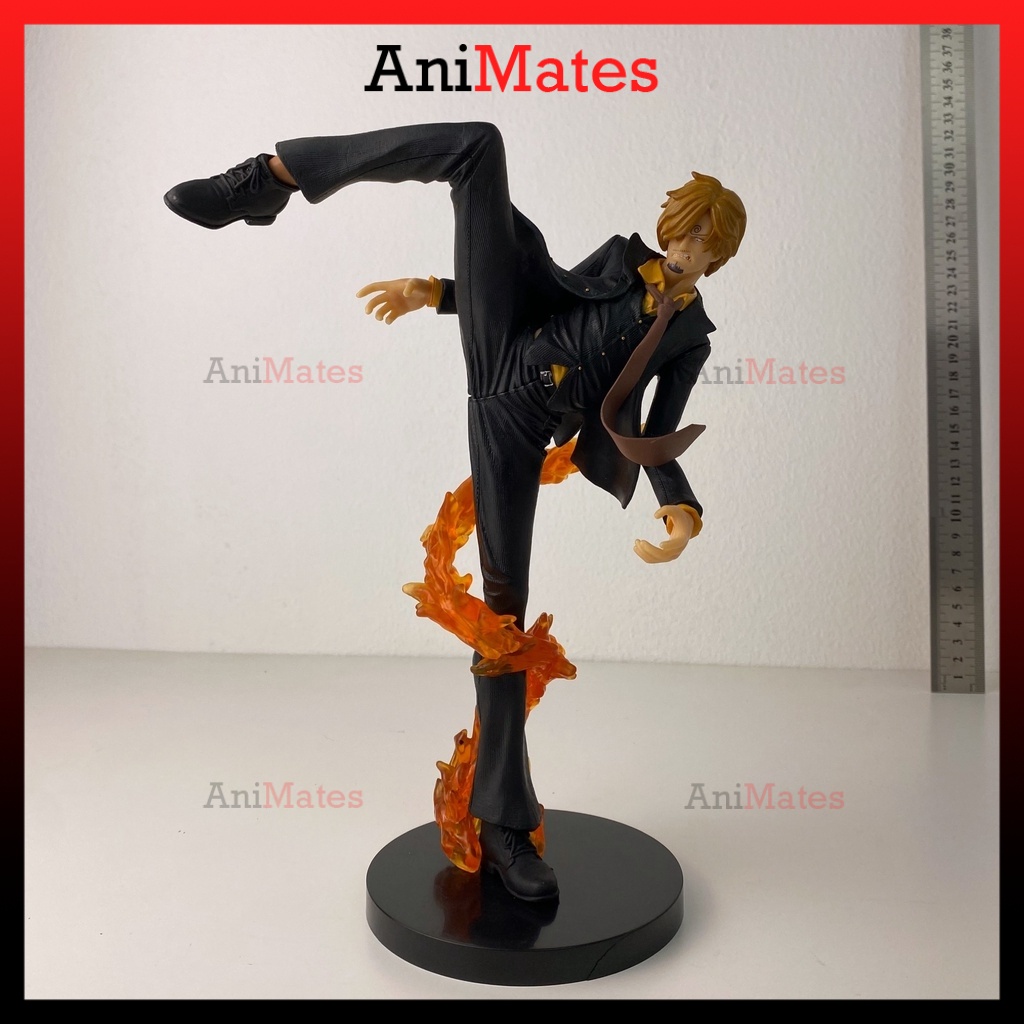 CLEARANCE🇲🇾 28cm Fire Kick Sanji One Piece Action Figure Resin Copy ...