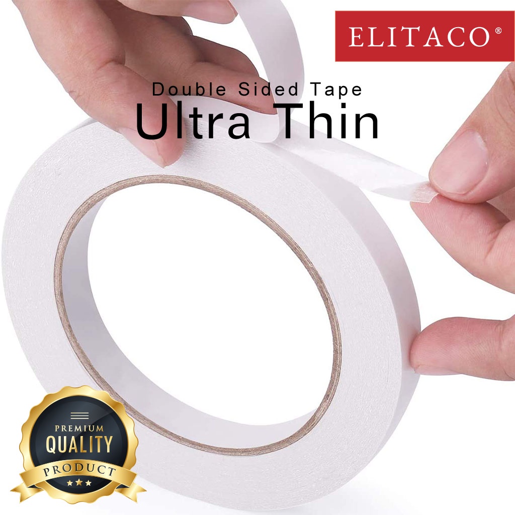 【ELITACO】 20m Ultra Thin Double Sided Tape 8mm 10mm 12mm 15mm 18mm Shopee Malaysia