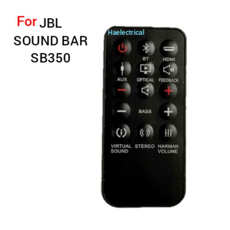 JBL SB350 Sound Bar Remote Control SB350 Replacement Shopee Malaysia