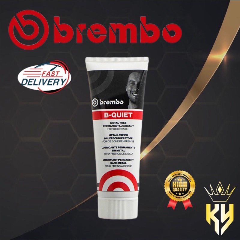 BREMBO B-QUIET BRAKE GREASE PERMANENT LUBRICANT 75ML | Shopee Malaysia