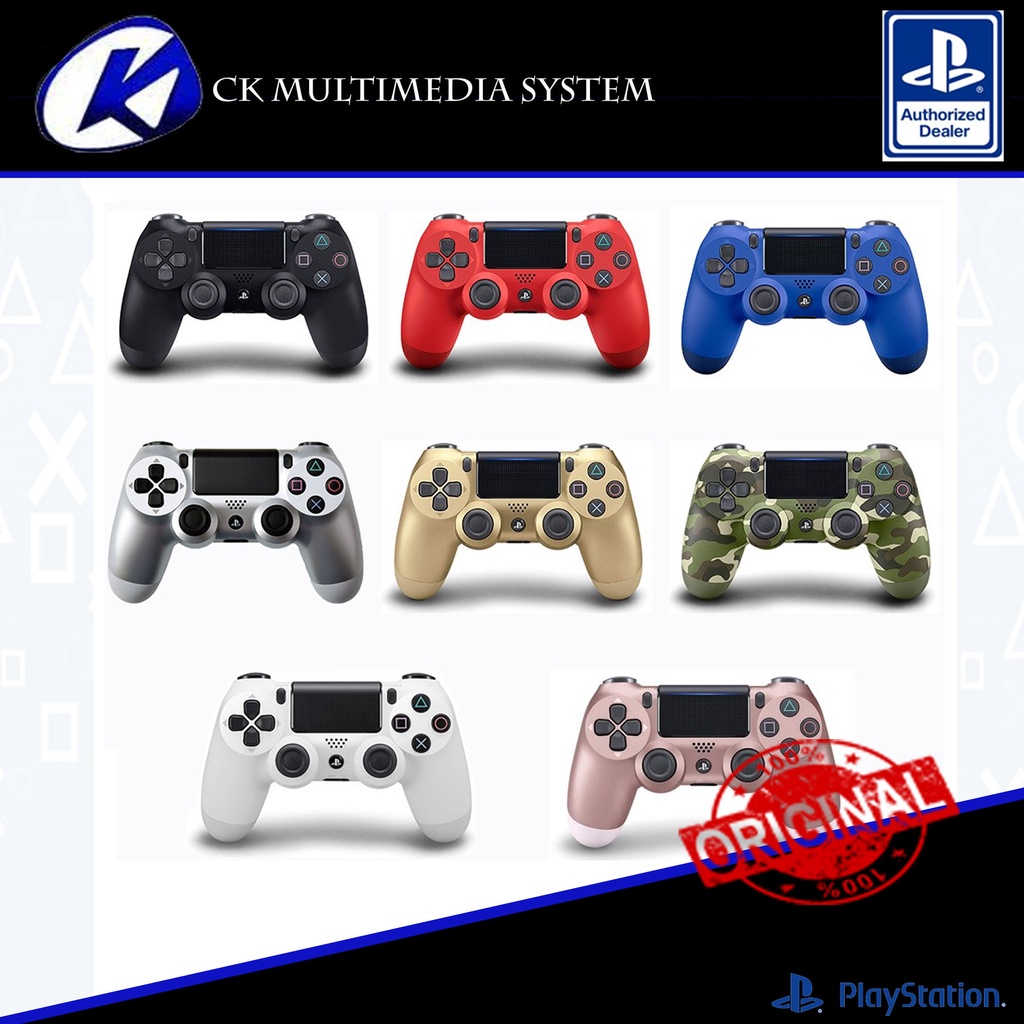 100% ORIGINAL NEW DUALSHOCK 4 STEEL BLACK / MIDNIGHT BLUE / RED CAMOUFLAGE/  GREEN CAMOUFLAGE / MAGMA RED/ PS4 CONTROLLER