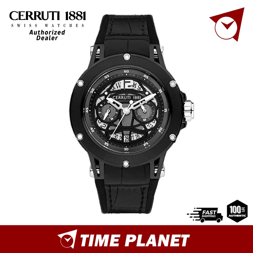 Official Warranty CERRUTI 1881 VELLETRI MULTI FUNCTION MEN WATCH