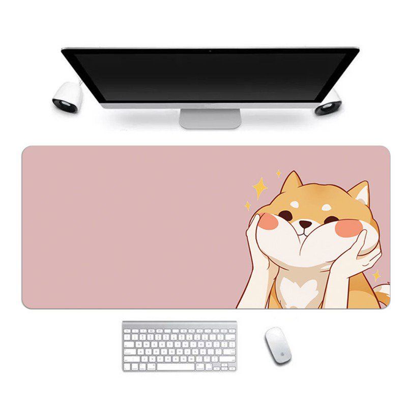 Cartoon cute mouse pad oversized computer desk pad thickened office ...