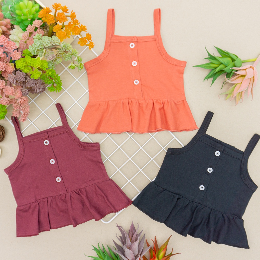 Happybiri Sleeveless Baby Girl Top Dress 100 Cotton Dress Singlet 012 Months Newborn Baby Girl