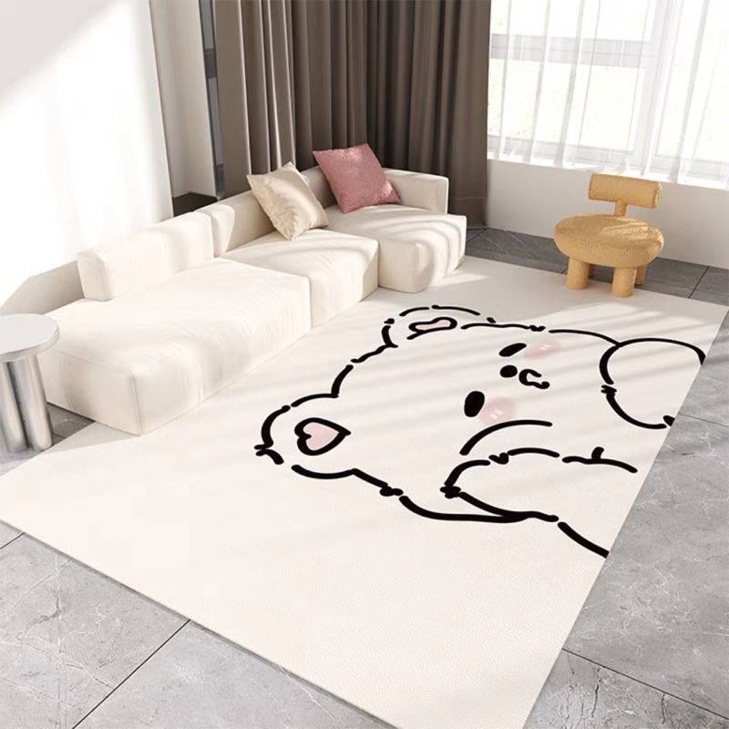 Karpet Velvet Cutie Bear Baby Room Decoration Rugs Hiasan Bilik Anak ...